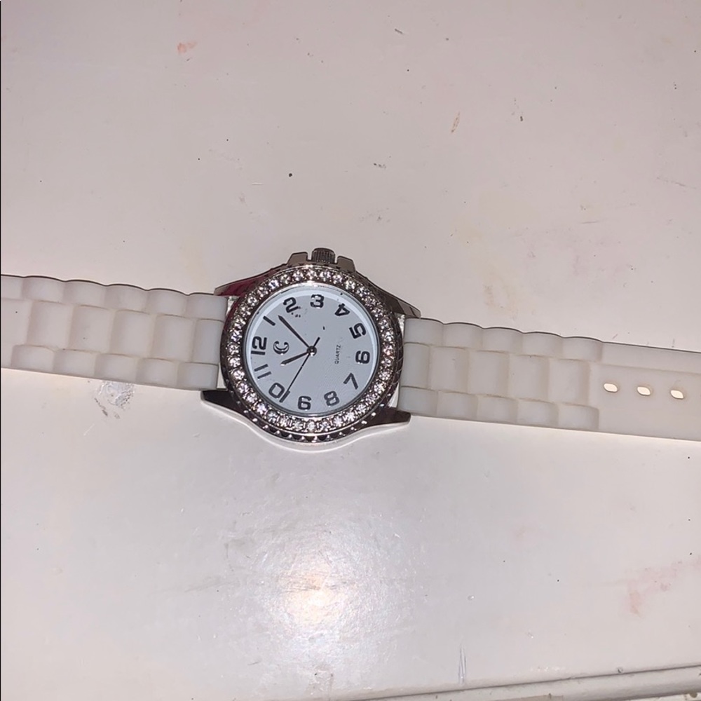 a white watch